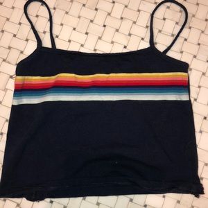 brandy melville cropped tank top
